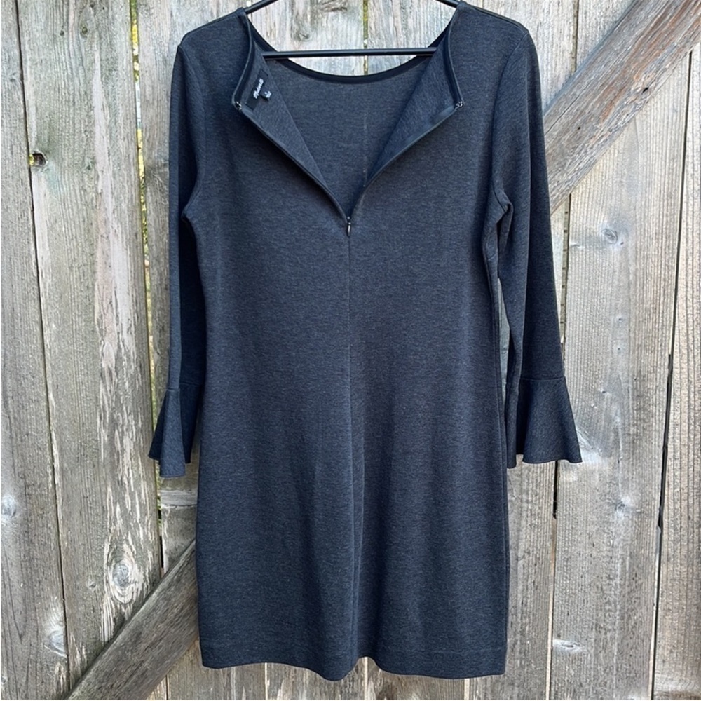 Euc Madewell Jersey Knit Bell Sleeve Shift Dress - Picture 9 of 9